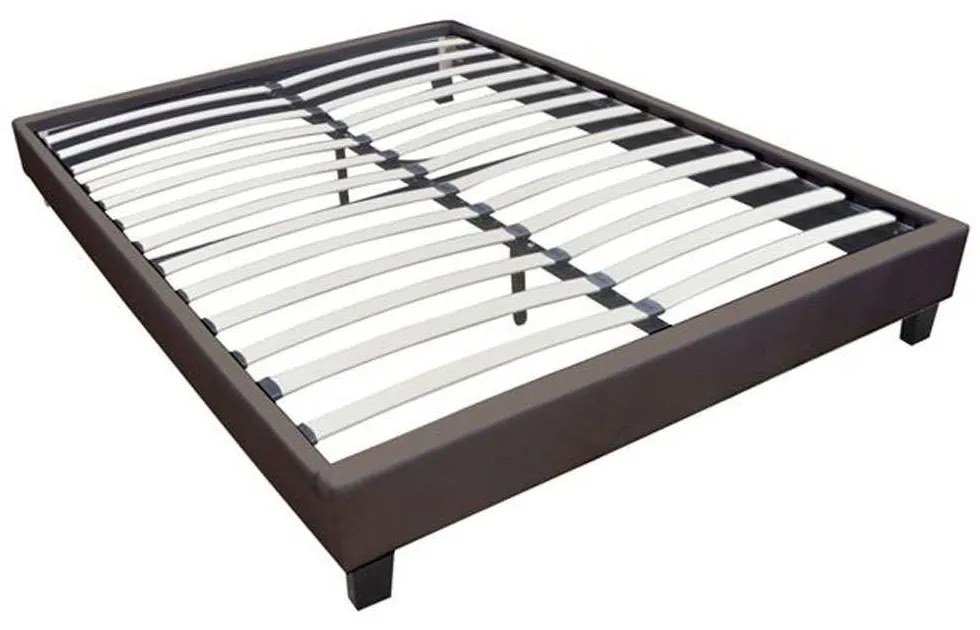 Υπόστρωμα-Κρεβάτι Wilton (Για Στρώμα 160x200cm) Ε2015,2LB 167x211x29cm Pu K/D Dark Brown Double