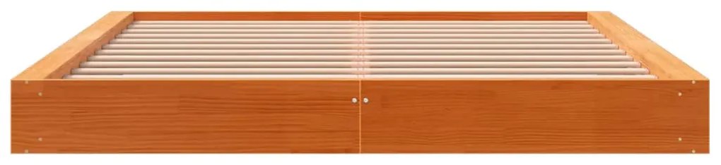 vidaXL Σκελετός Κρεβ. Χωρίς Στρώμα Καφέ Κεριού 180x200 εκ Μασίφ Πεύκο