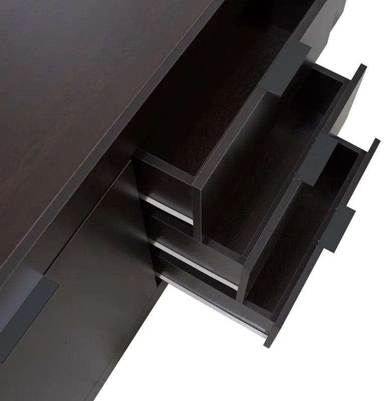 Μπουφές Doha σε wenge απόχρωση 180x45x80.5εκ 180x45x80.5 εκ.