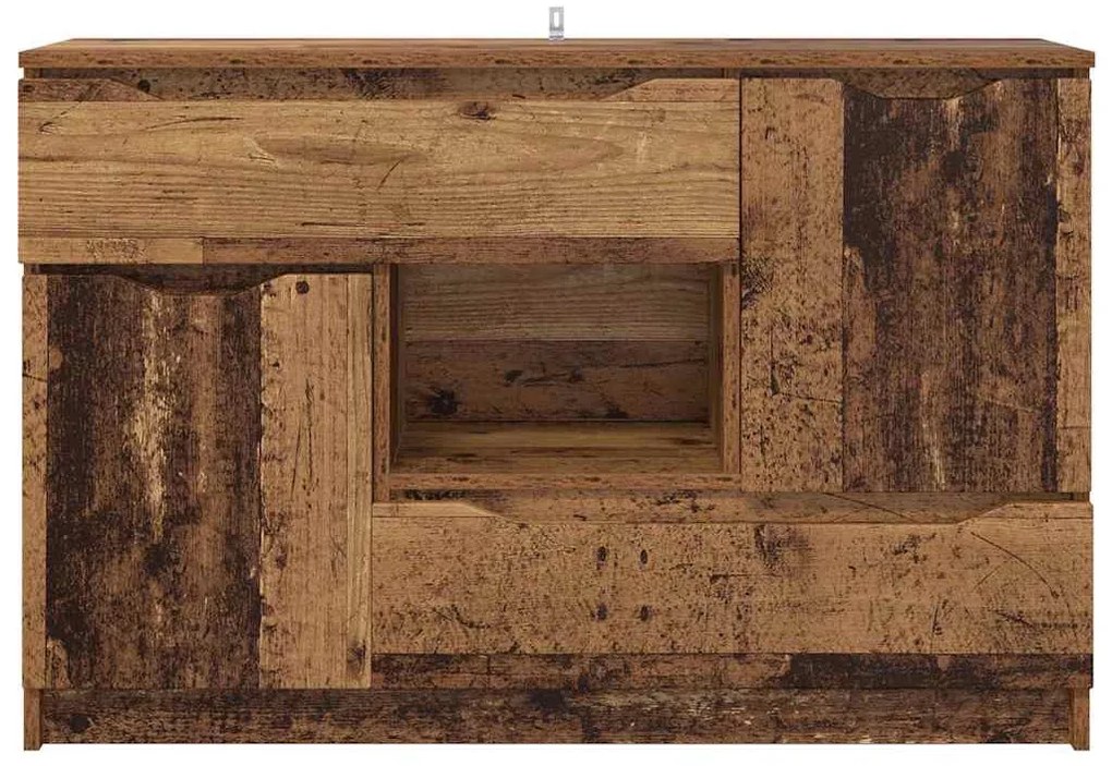 vidaXL Πλαϊνό γραφείο Παλιό Ξύλο 100 x 30 x 65,6 Επεξεργασμένο ξύλο