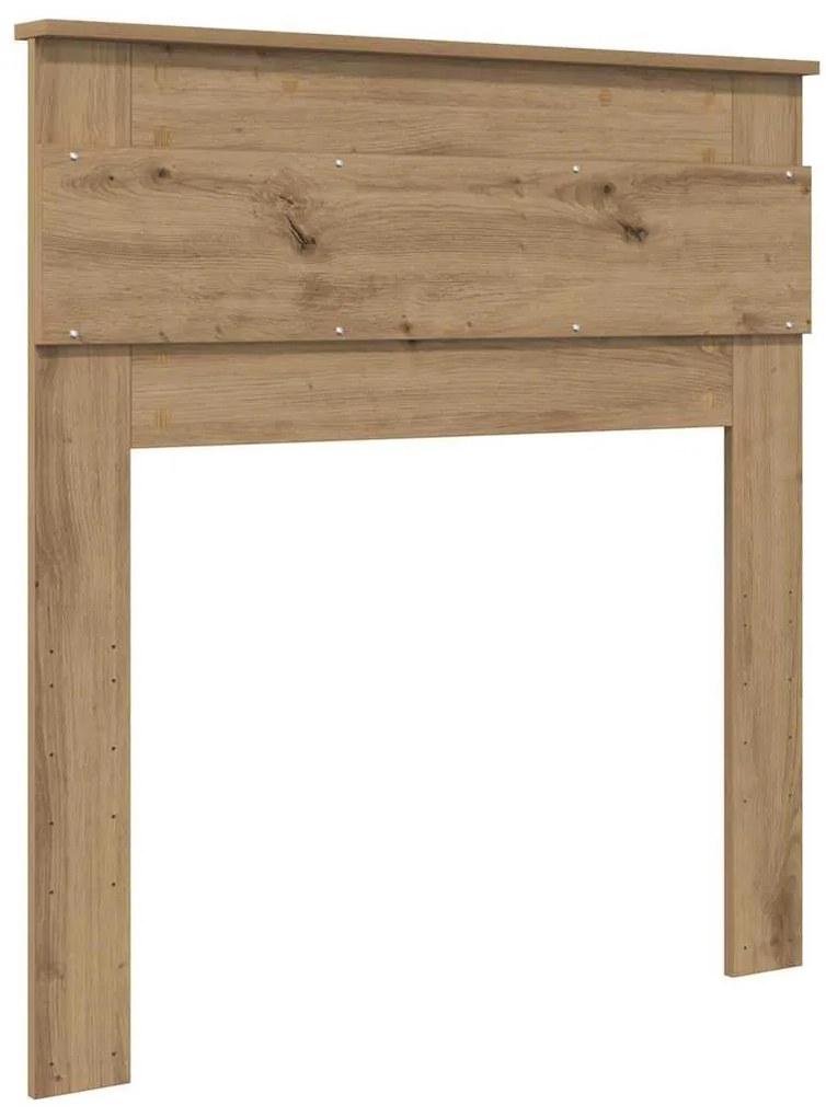 vidaXL Κεφαλάρι με κεφαλάρι Artisan Oak 90 cm Επεξεργασμένο ξύλο