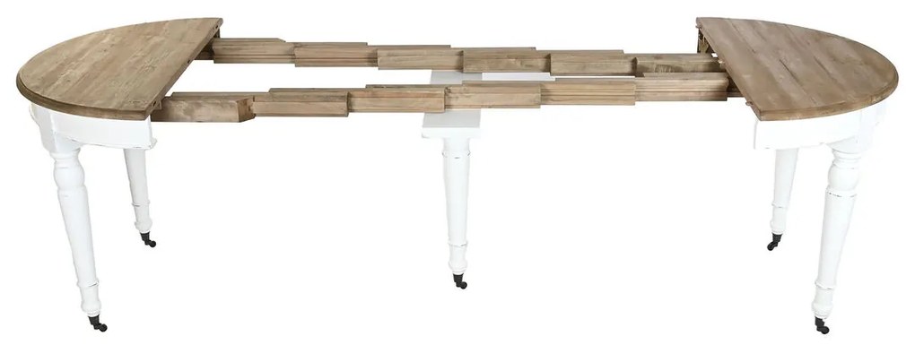 Τραπεζαρία Home ESPRIT Λευκό Έλατο 100 x 100 x 78 cm