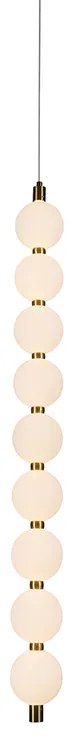 Φωτιστικό Κρεμαστο Aca HM238LEDP9 Χρυσό Χρώμα (Gold Coloured) 3000K