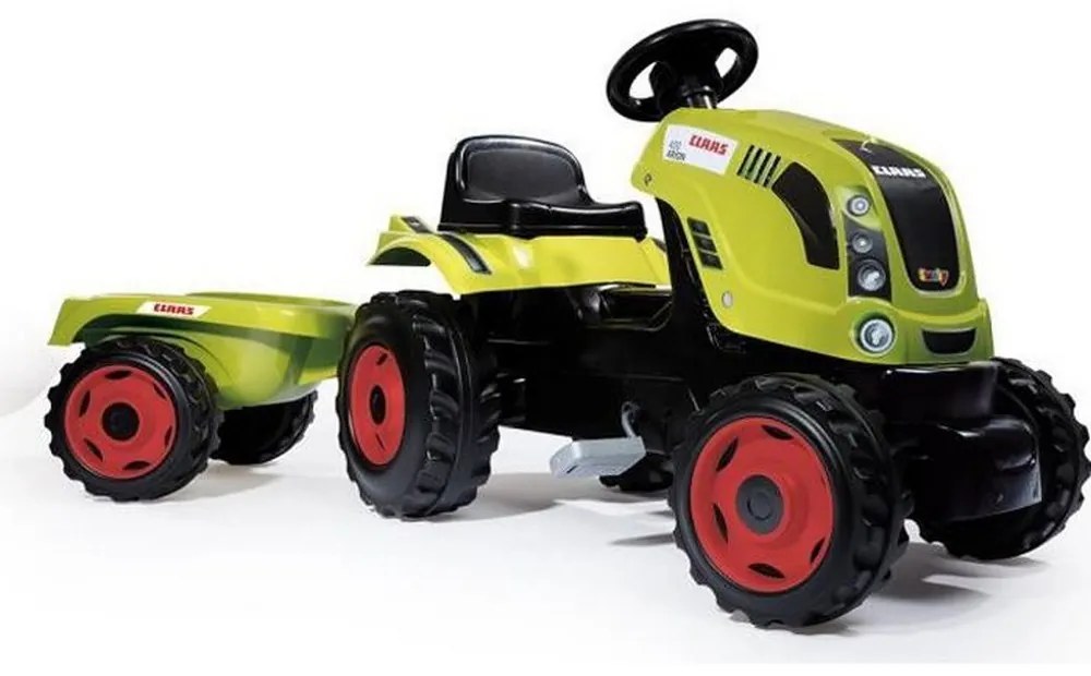 Τρακτέρ Με Πετάλια Smoby Claas Pedal Ride on Tractor Κίτρινο
