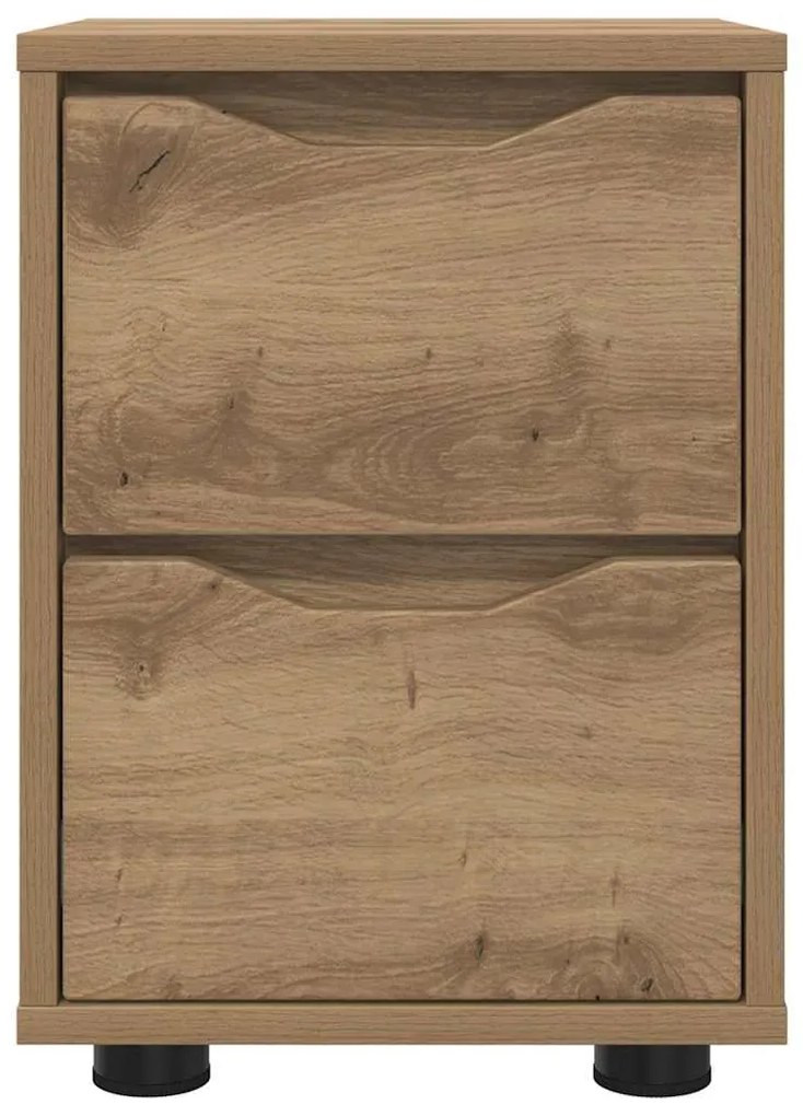 vidaXL Κομοδίνο Artisan Oak 30,5 x 30 x 43 εκ Επεξεργασμένο ξύλο