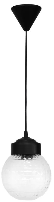Φωτιστικό Οροφής Μονόφωτο Heronia Anaxos 11-0267 Black