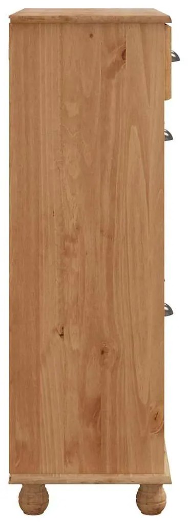 vidaXL Ντουλάπα Παπουτσιών με συρτάρι ASKIM Καφέ 85 x 35 x 108 εκ