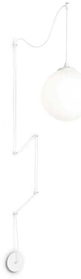 Φωτιστικό Οροφής Boa 160863 30x48/1200cm 1xE27 60W White Ideal Lux