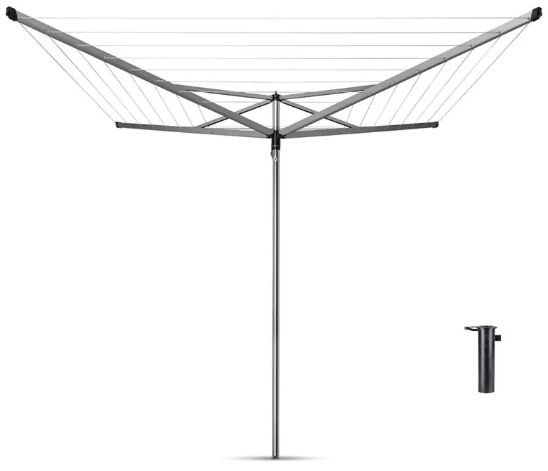 Brabantia 90300258 Πτυσσόμενη Απλώστρα Δαπέδου Essential 50m