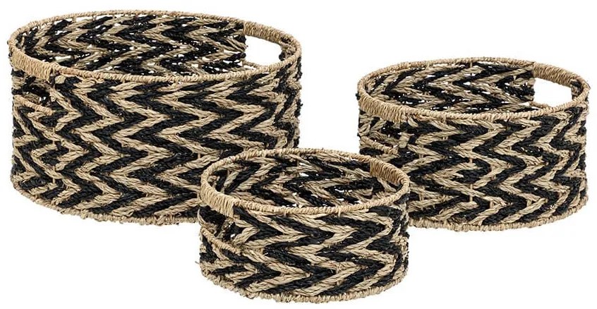 Σετ διακοσμητικά καλάθια Angie Atmosphera - 3 τεμάχια