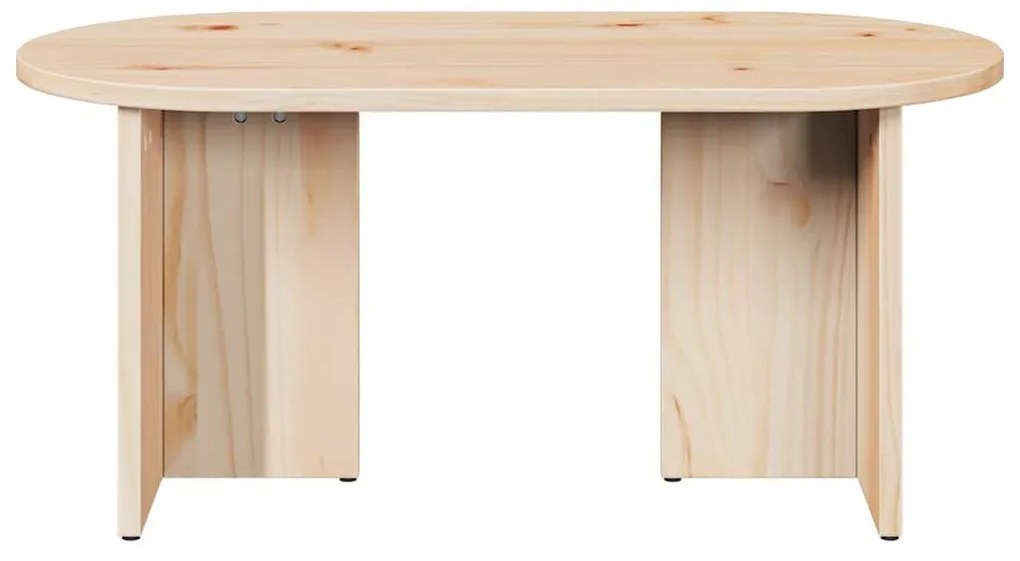 vidaXL Τραπεζάκι σαλονιού Φυσικό 80 x 39.5 x 35 εκ. Μασίφ ξύλο πεύκου