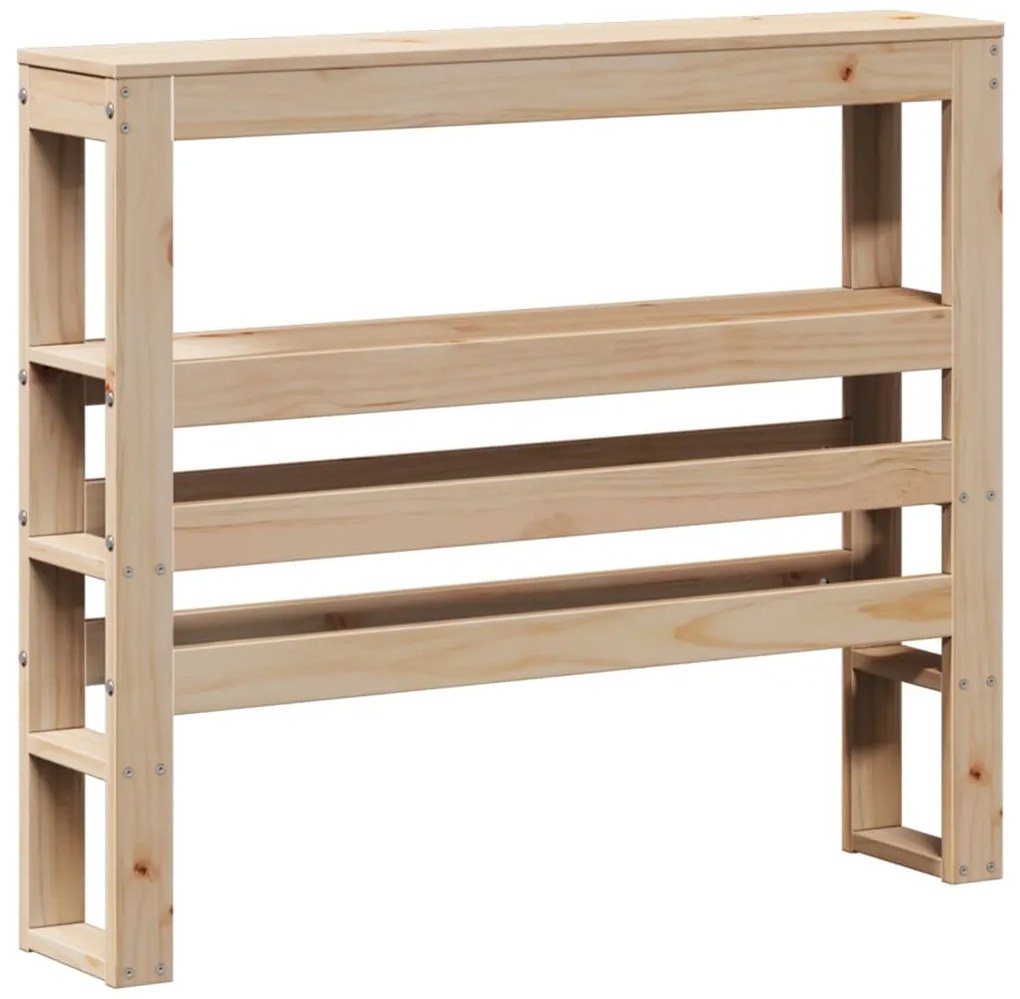 vidaXL Σκελετός Κρεβατιού Χωρίς Στρώμα 100x200 εκ. Μασίφ Πεύκο