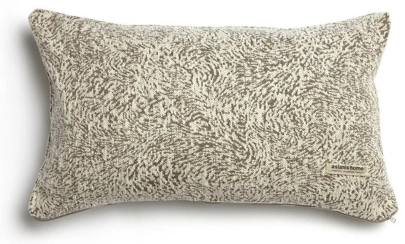 Μαξιλαροθήκη Διακοσμητική Parnassos Classic Beige Sand Aslanis Home 30X50 Βαμβάκι-Chenille