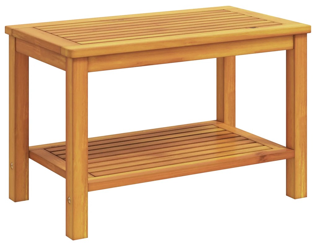vidaXL Τραπέζι καφέ 70x40x45 εκ. από μασίφ ξύλο ακακίας