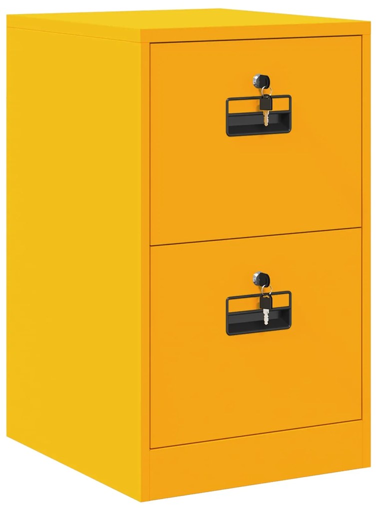 vidaXL Ντουλάπα Αρχείων με συρτάρι Χαμομηλί κίτρινο 44 x 50 x 106.5 εκ