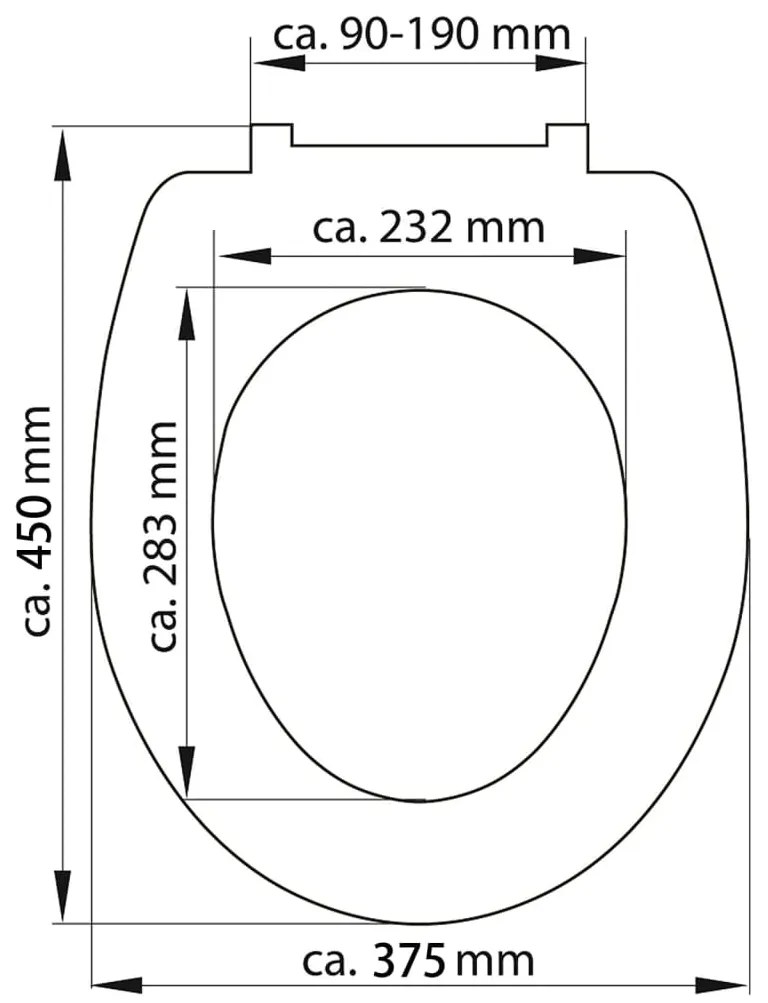 SCHÜTTE ΚΑΘΙΣΜΑ ΛΕΚΑΝΗΣ HAPPY ELEPHANT ΓΥΑΛΙΣΤ. + SOFT-CLOSE DUROPLAST 435109