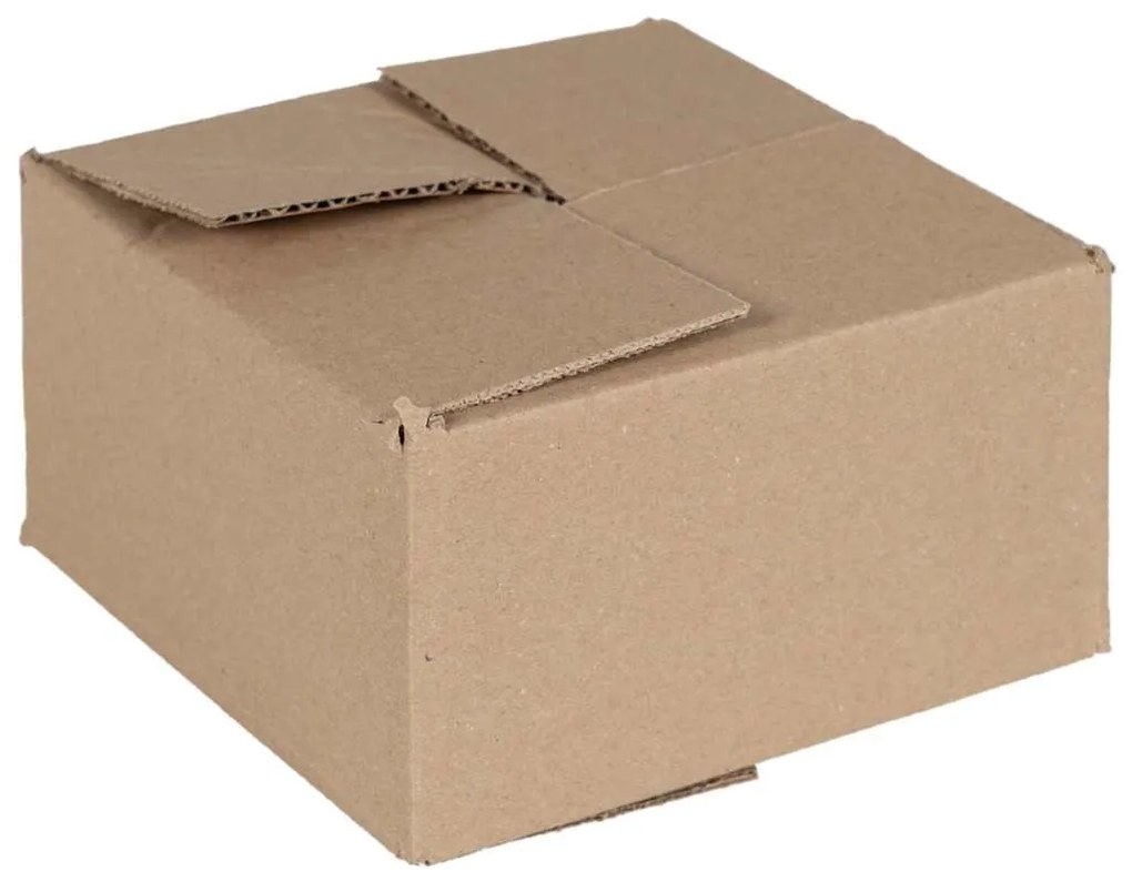vidaXL Πτυσσόμενο Κουτί 50 pcs Καφέ 15 x 15 x 8 εκ. Χαρτόνι