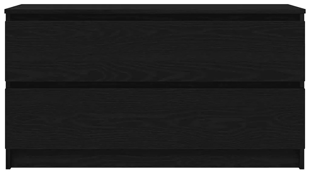 vidaXL Έπιπλο Τηλεόρασης Μαύρο 100x35x54 εκ. Επεξ. Επεξεργασμένο Ξύλο