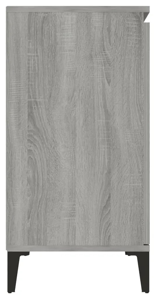 vidaXL Μπουφές Γκρι Sonoma 102 x 35 x 70 εκ. από Επεξεργασμένο Ξύλο