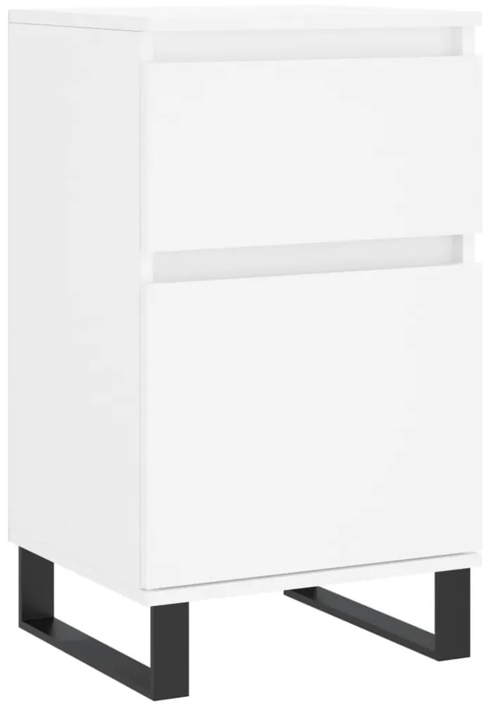 vidaXL Ντουλάπια 2 τεμ. Λευκά 40 x 35 x 70 εκ. από Επεξεργασμένο Ξύλο