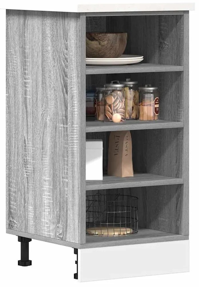 Ντουλάπι "Riga" Γκρι Sonoma 40x44,5x81,5 εκ. από Τεχνητό Ξύλο