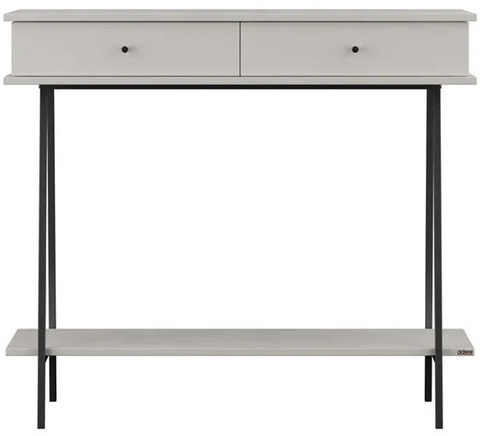 Κονσόλα Elite Megapap χρώμα λευκό του πάγου 100x40x88εκ.