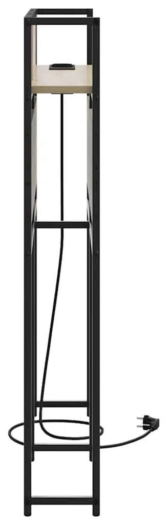 vidaXL Κεφαλάρι Αποθήκης Sonoma Δρυς 75 cm Επεξεργασμένο ξύλο