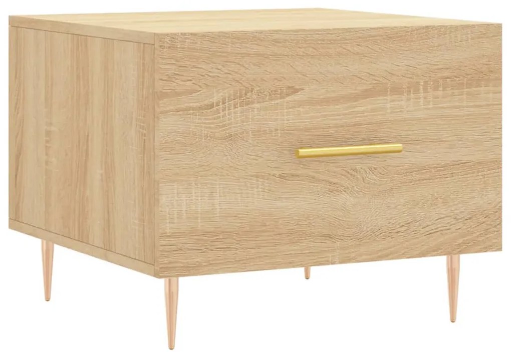 vidaXL Τραπεζάκια Σαλονιού 2 τεμ Sonoma Δρυς 50x50x40 εκ Επεξ. Ξύλο