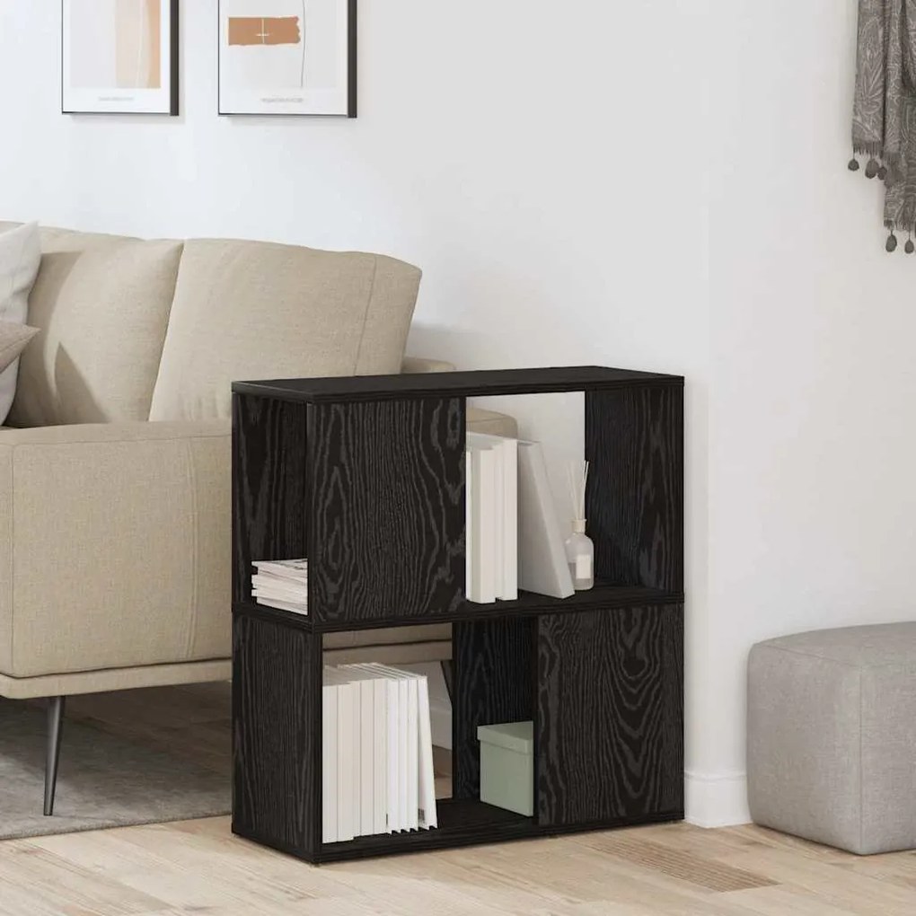 vidaXL Κέντρο ψυχαγωγίας Μαύρο 60 x 24 x 63 cm Επεξεργασμένο ξύλο