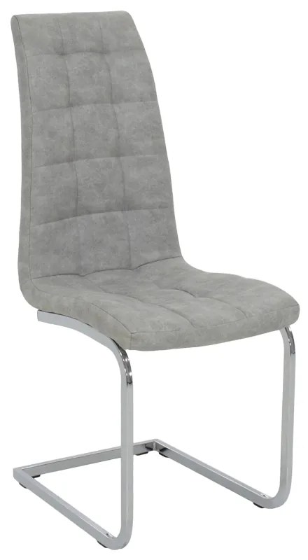 Intrahome Καρέκλα Darrell Intrahome PU antique γκρι-βάση χρωμίου | SKU: INTRAPA-130111133