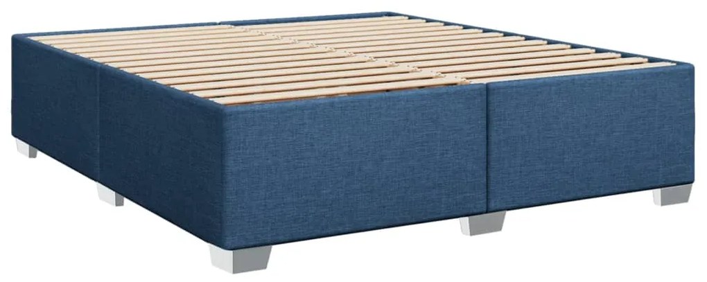 ΚΡΕΒΑΤΙ BOXSPRING ΜΕ ΣΤΡΩΜΑ ΜΠΛΕ 200X200 ΕΚ. ΥΦΑΣΜΑΤΙΝΟ 3290608