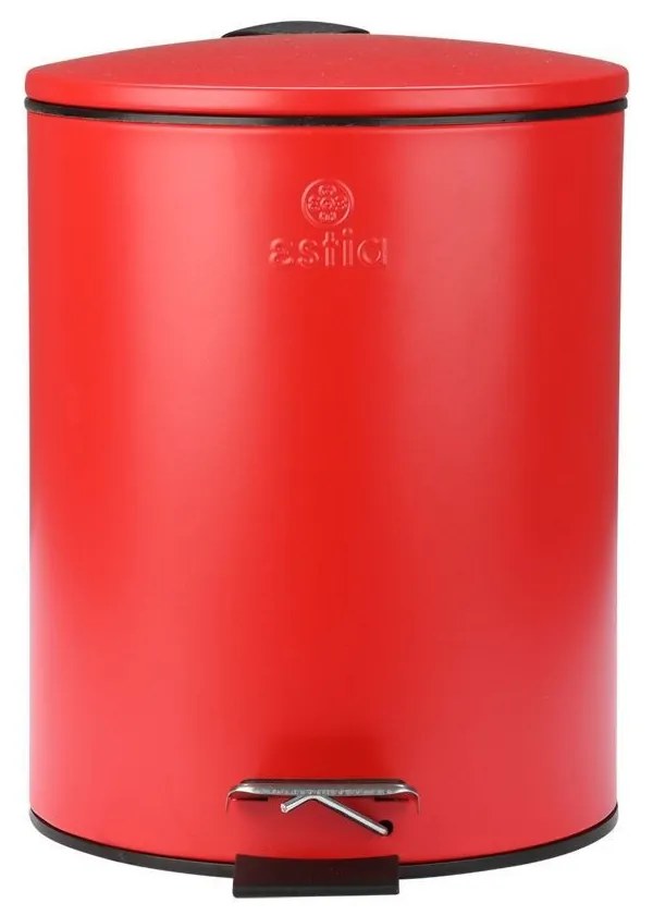 ESTIA ΧΑΡΤΟΔΟΧΕΙΟ ΜΠΑΝΙΟΥ CLASSIC SOFT CLOSE 5lt ΜΑΤ KOKKINO