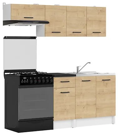 Σετ κουζίνας Boston 420, 180x45cm, 70 kg, Πλαστικοποιημένη μοριοσανίδα | Epipla1.gr
