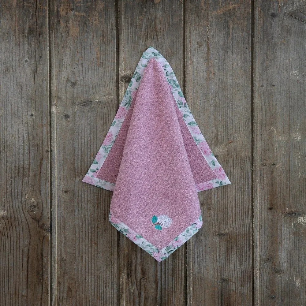 Πετσέτα Κουζίνας Ortansia Pink Nima 40x40cm 100% Cotton