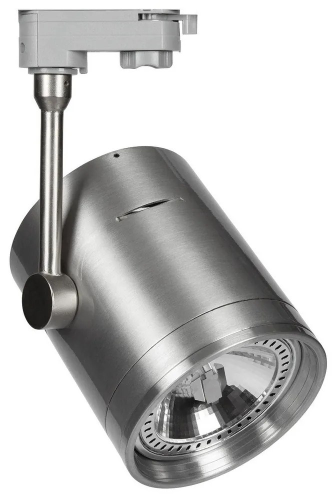 Σποτ Μαγνητικής Ράγας Bem VK/04053TR/MC/S 3-phase GU10/R111 max 20W Led 13,5x12x19,5cm IP20 Nickel Mat VKLed