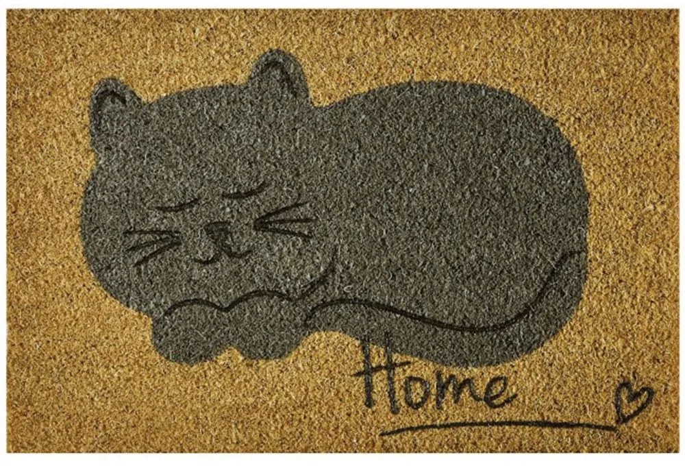 Πατάκι Εισόδου Finesse 974 Sweet Cat 40X60cm Beige-Grey Sdim 40Χ60