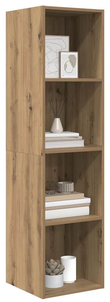vidaXL Ντουλάπι TV artisan δρυς 37 x 37 x 142.5 εκ Επεξεργασμένο ξύλο