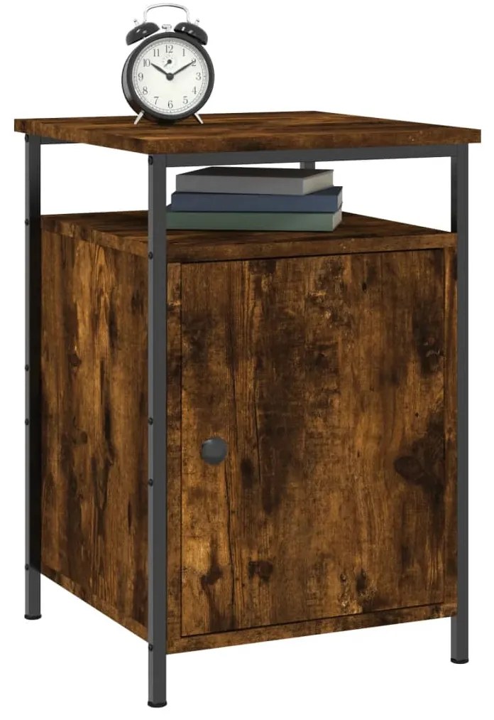 vidaXL Κομοδίνο Καπνιστή Δρυς 40x42x60 εκ. από Επεξεργασμένο Ξύλο