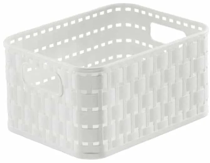 Καλάθι Αποθήκευσης 18lt Rotho Country White