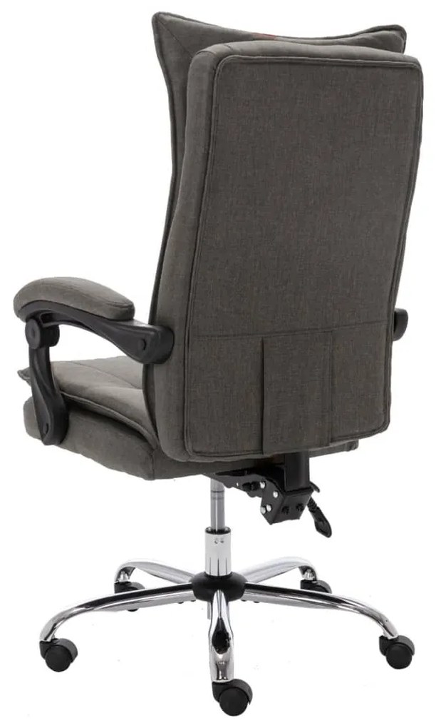 vidaXL Καρέκλα Γραφείου Γκρι Υφασμάτινη