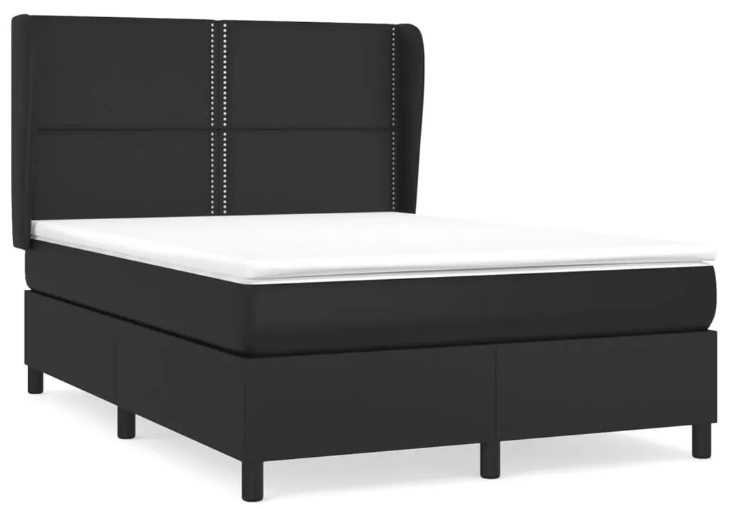 ΚΡΕΒΑΤΙ BOXSPRING ΜΕ ΣΤΡΩΜΑ ΜΑΥΡΟ 140X200ΕΚ.ΑΠΟ ΣΥΝΘΕΤΙΚΟ ΔΕΡΜΑ 3128973