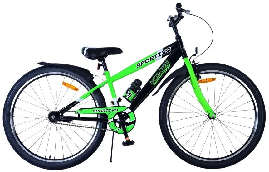 Sportivo 26 Inch 33 cm Boys Coaster Brake GreenBlackVolare