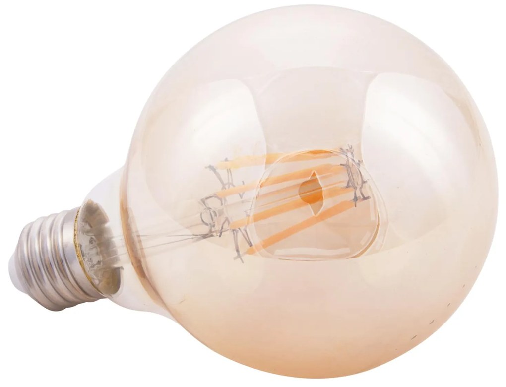 ΛΑΜΠΤΗΡΑΣ GLOBO LED FILAMENT 8W E27 3000K ΧΡΥΣΟ DIMMABLE