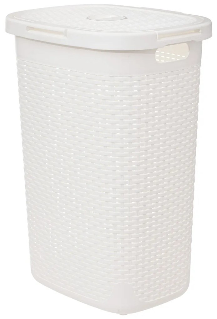 Καλάθι Απλύτων 60Lit (35.2x45x65.8) F-V Rattan White 202408M