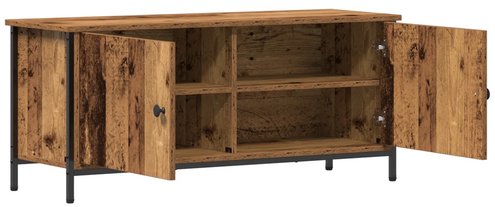 vidaXL Old Wood TV Unit Παλιά Ξυλεία Μοριοσανίδες 102 x 35 x 45 εκ