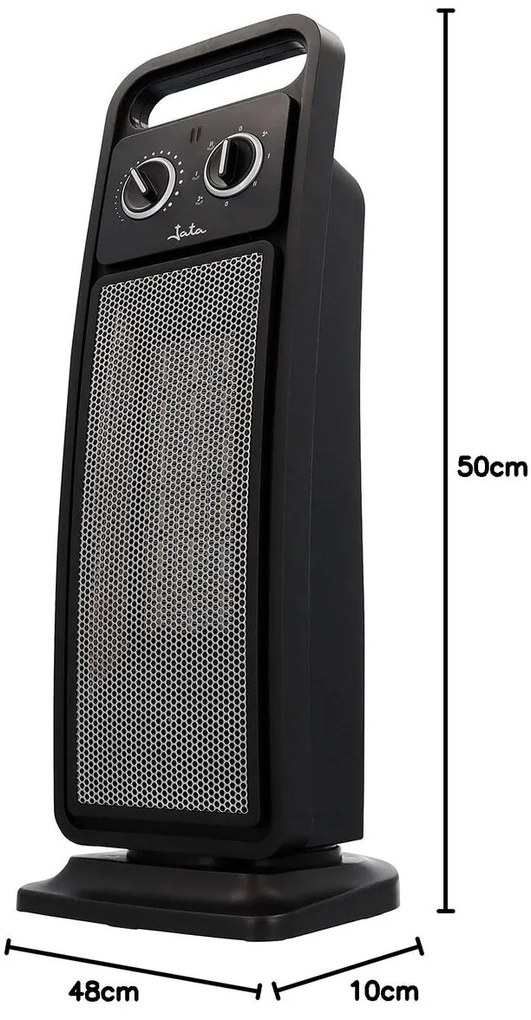 Θερμάστρα JATA JCTC2101 Μαύρο 2000 W