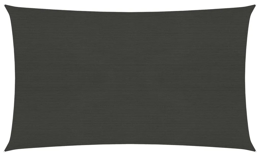 vidaXL Πανί Σκίασης Ανθρακί 3,5 x 5 μ. από HDPE 160 γρ./μ²