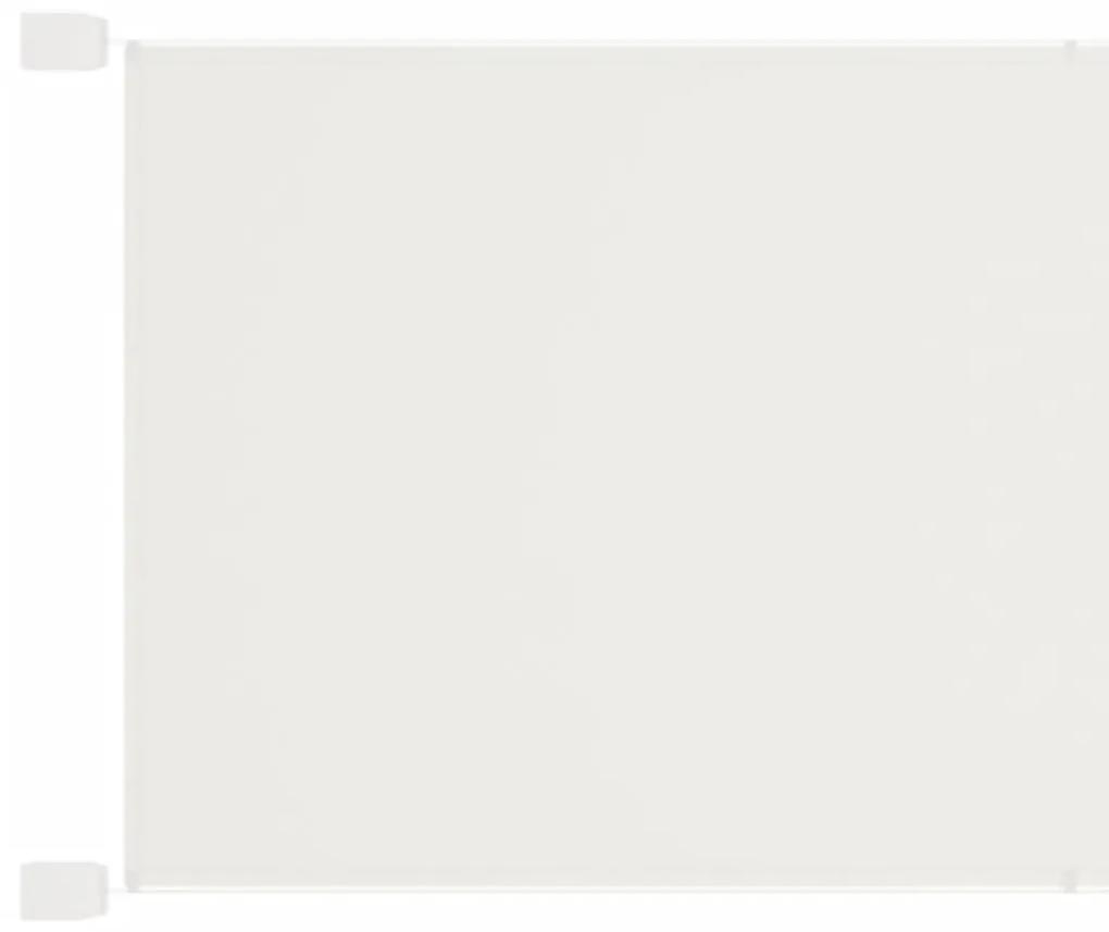 vidaXL Τέντα Κάθετη Λευκή 180 x 1200 εκ. από Ύφασμα Oxford