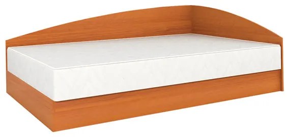 Κρεβάτι ημίδιπλο με αποθηκευτικό χώρο + στρώμα, Divo, καρυδιά, 120x190cm  – GRA211