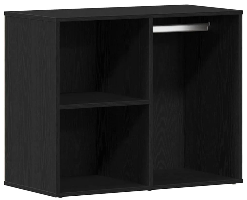 vidaXL Καλλυντικό Ντουλάπι με ράφι Μαύρη δρυς 80 x 40 x 65 εκ.